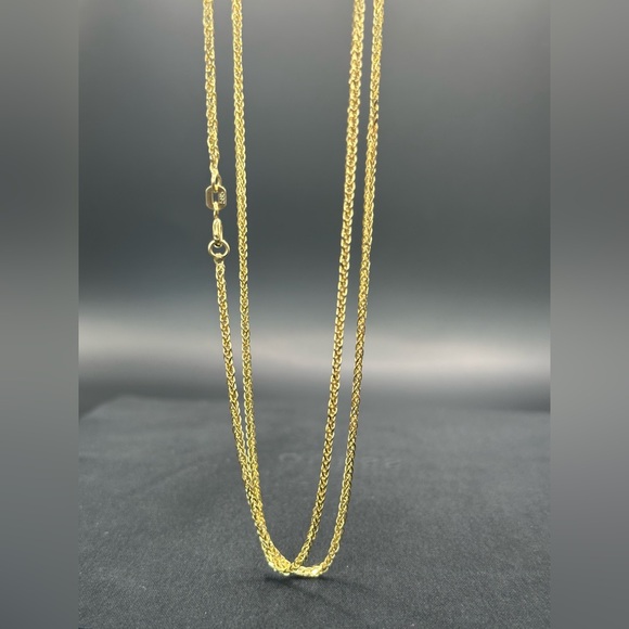20” 2 mm.14K Gold Spiga Chain Necklace - Picture 10 of 17